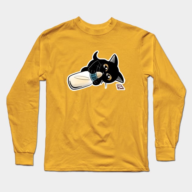 Baby milk Long Sleeve T-Shirt by BATKEI